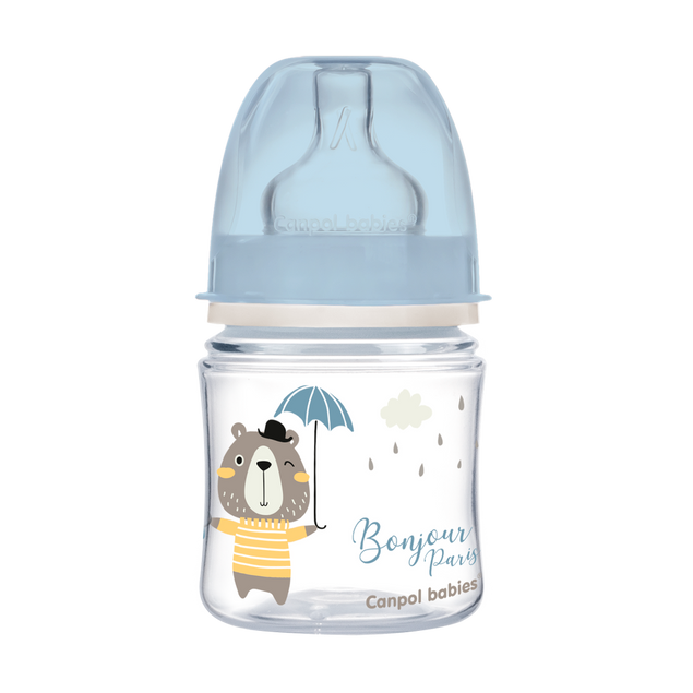 Canpol babies butelka szeroka antykolkowa 120ml PP EasyStart BONJOUR PARIS