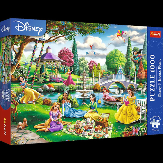 Puzzle Trefl 1000 elementów Piknik z Księżniczkami Disney