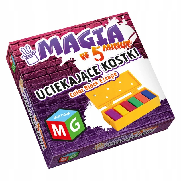 Gra planszowa Magia w 5 minut Uciekające kostki Multigra