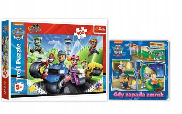 Puzzle 100 Układanka Dla Dzieci PSI PATROL Paw Motory Pieski 5+ Trefl