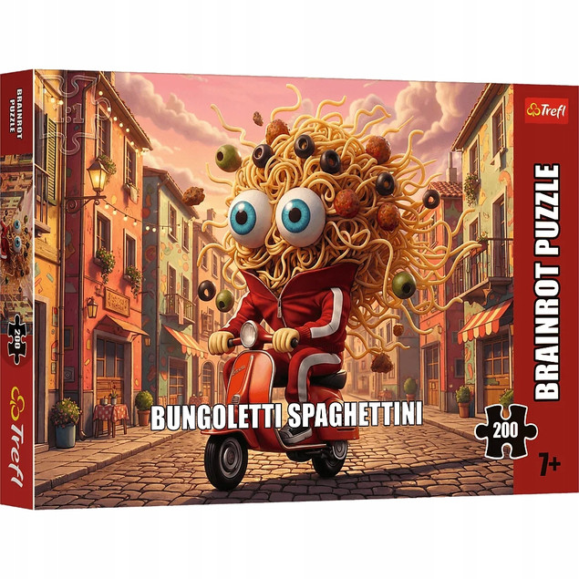 Puzzle Trefl 200 el. BrainRots, Bungoletti Spaghettini