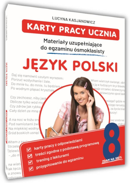 Karty Pracy Ucznia JĘZYK POLSKI Materiały Uzupełniające Do Egzaminu SBM