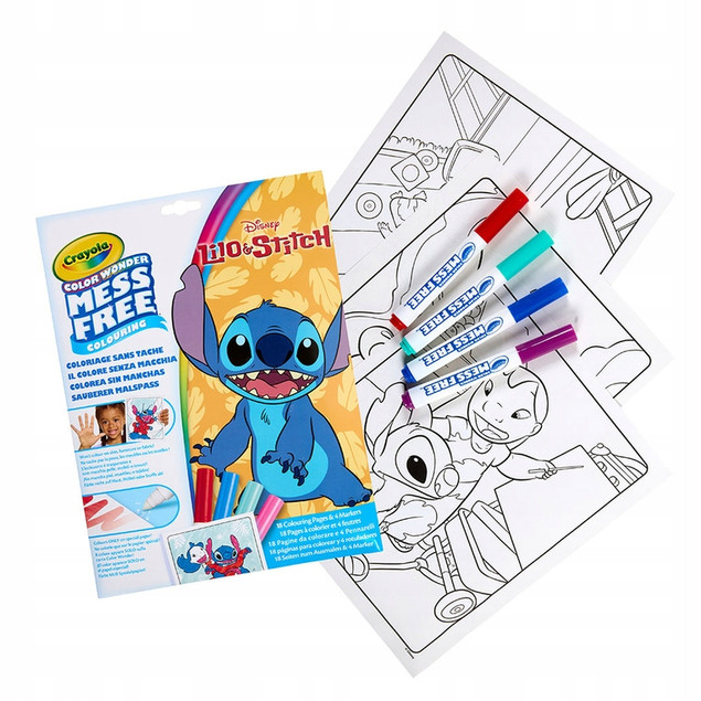 Kolorowanka dla Dzieci Crayola Disney Lilo i Stitch Bajka