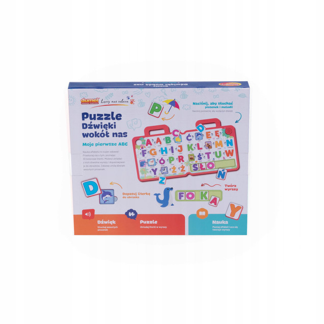 Dumel Puzzle Moje Pierwsze ABC Dźwięki Wokół Nas