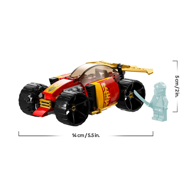LEGO Ninjago Samochód Wyścigowy Ninja Kaia EVO 94 el. 6+ 71780