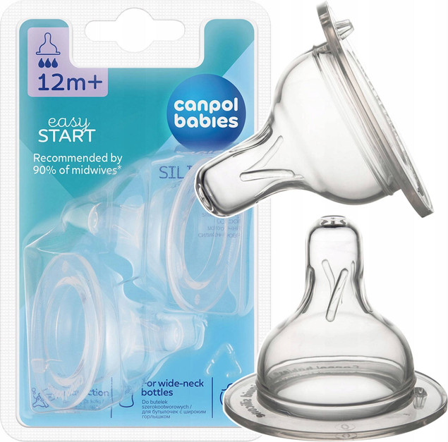 Smoczek Canpol 12m+ antykolkowy