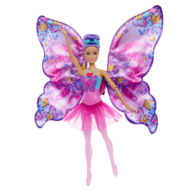 BARBIE Motylkowa Baletnica 2w1 Lalka z Magiczną Przemianą HXJ10