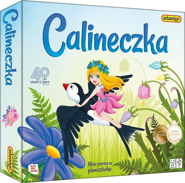 Gra Planszowa Calineczka Adamigo dla Dzieci od 3 lat