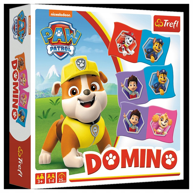 Dommino PSI PATROL Gra Logiczna Edukacyjna 3+ Trefl 01895