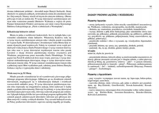 150 dyktand - szkoła podstawowa, klasy 7-8
