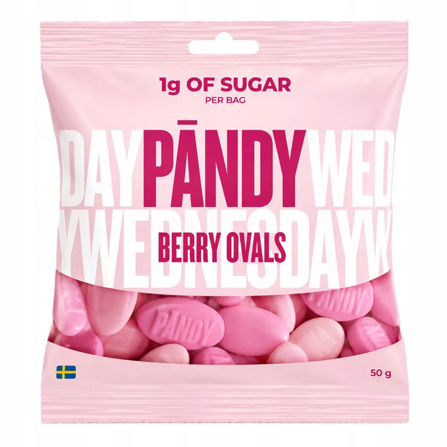 Żelki Berry Ovals PANDY 50 g