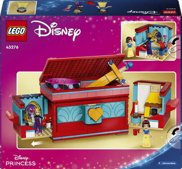 LEGO® Disney Princess 43276 Szkatułka na Biżuterię Królewna Śnieżka + Zła Królowa