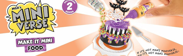 MGA'S MINIVERSE Halloween Party KULA Tort Urodziny serie 2 Birthday