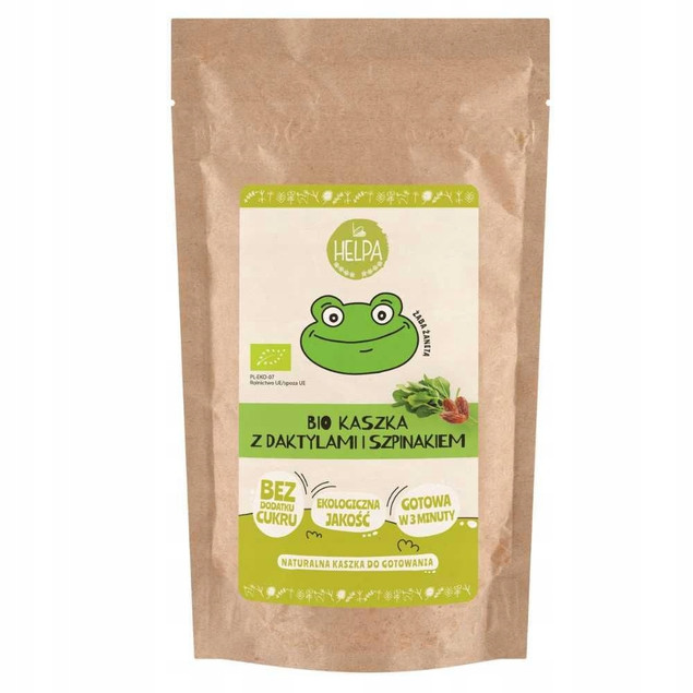 HELPA Kaszka Bio MIX SMAKÓW Bez Cukru 200gx3