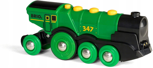 Brio Kolejka Klasyczna zielona lokomotywa 33593