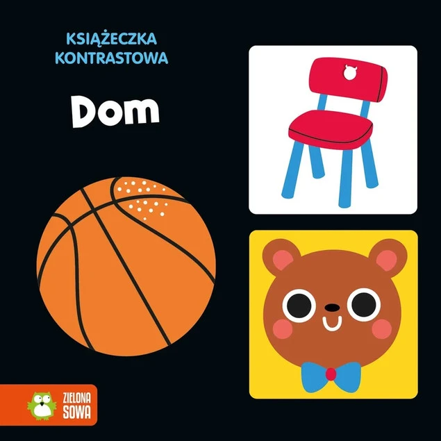 Dom. Książeczka kontrastowa dla niemowląt - Praca zbiorowa