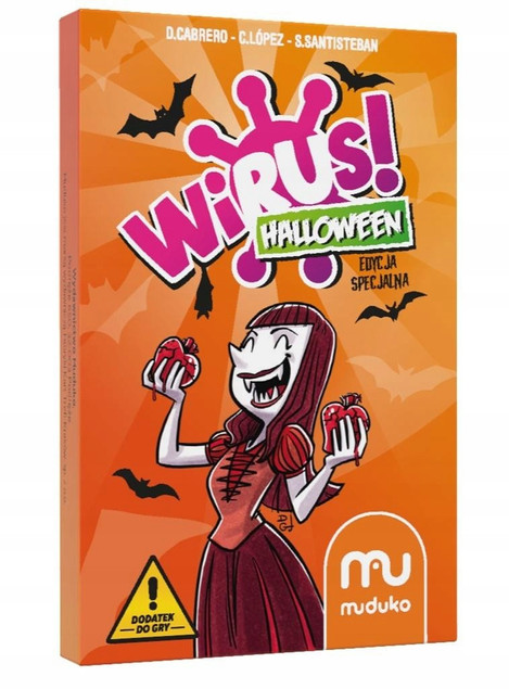 Gra Wirus! Halloween Dla Dzieci Dodatek Karty Karciana Rodzinna 8+ Muduko