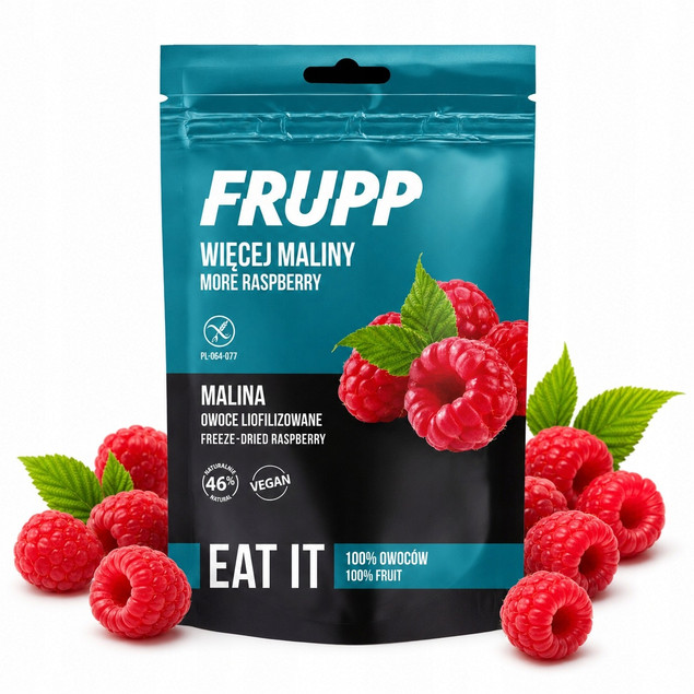 OWOCE liofilizowane FRUPP Malina Celiko
