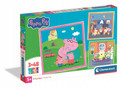 CLEMENTONI Puzzle 3x48 SuperKolor Peppa Pig 25001