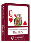 Karty do Gry Braille'a Czerwone – 54 szt.