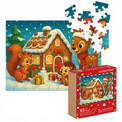 Puzzle Alexander 50 elementów Drewniane Świąteczni Przyjaciele