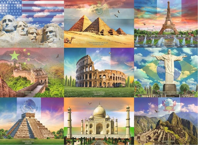 PUZZLE 200 MONUMENTALNE BUDYNKI, RAVENSBURGER