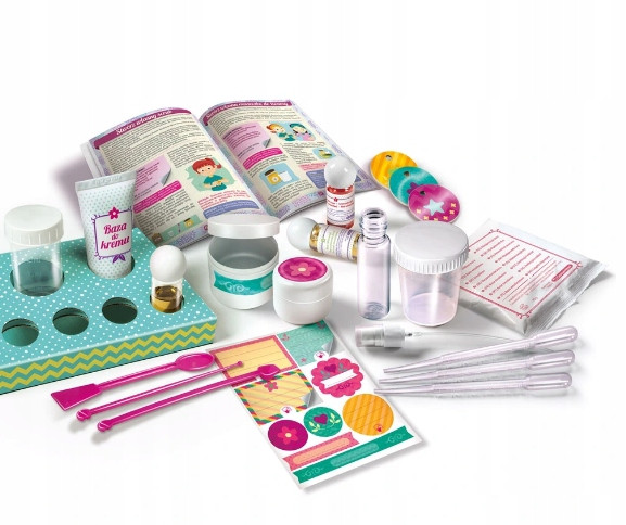 Fabryka Kosmetyków Dla Dzieci Spa Naukowa Zabawa 8+ Clementoni