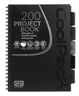Kołozeszyt Zeszyt Brulion A4 Kratka 100 Kartek CZARNY CoolPack 94108