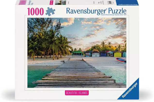 Puzzle Ravensburger 1000 elementów Piękne Wyspy Malediwy