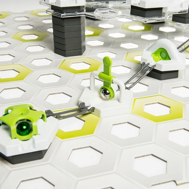 Zestaw uzupełniający Ravensburger Gravitrax metalowy biały 8 lat +