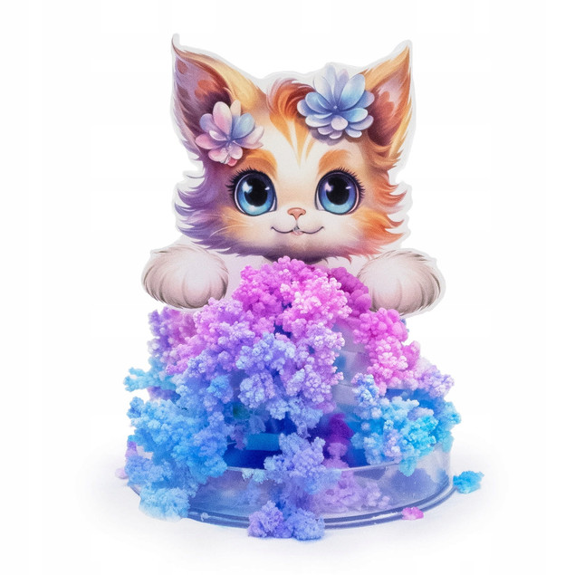 ZESTAW KREATYWNY MAGICZNY KRYSTALICZNY KOTEK KIDEA