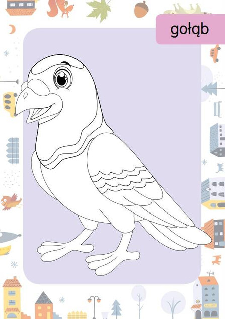 Kolorowanka z tatuażami. Zwierzęta miejskie