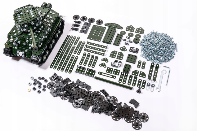 Metalcraft - World of Tanks - Czołg Sherman M4A3E8 metalowy zestaw DIY WOT