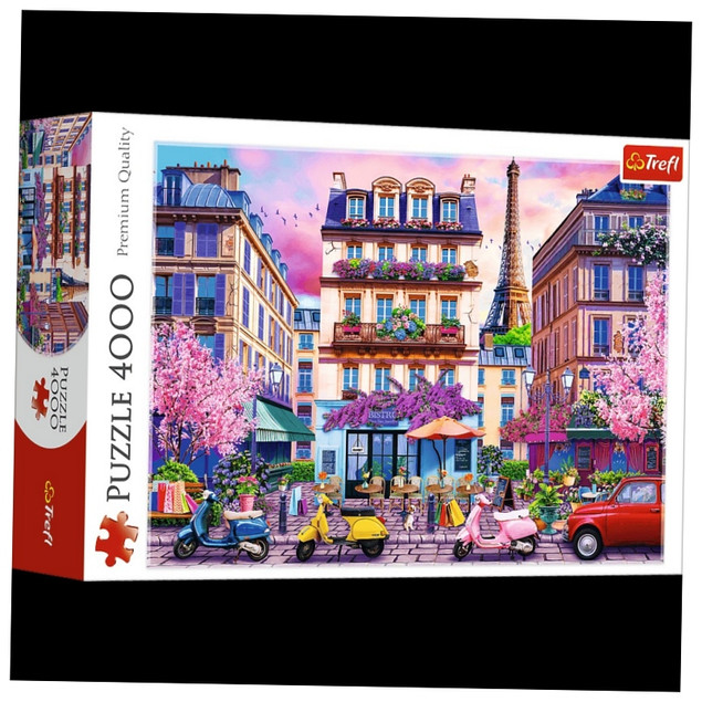 Trefl Puzzle 4000 el. Wiosna w Paryżu – Duże Puzzle Krajobrazowe