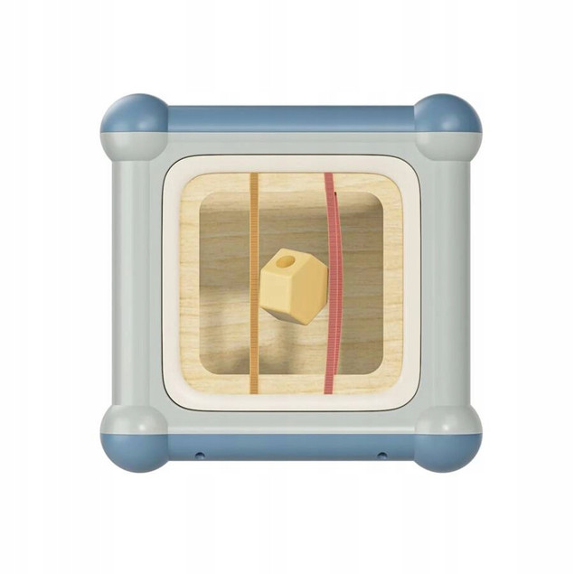 Kostka Edukacyjna Topbright Drewniana Wielofunkcyjna 10w1 Multicolor 12m+