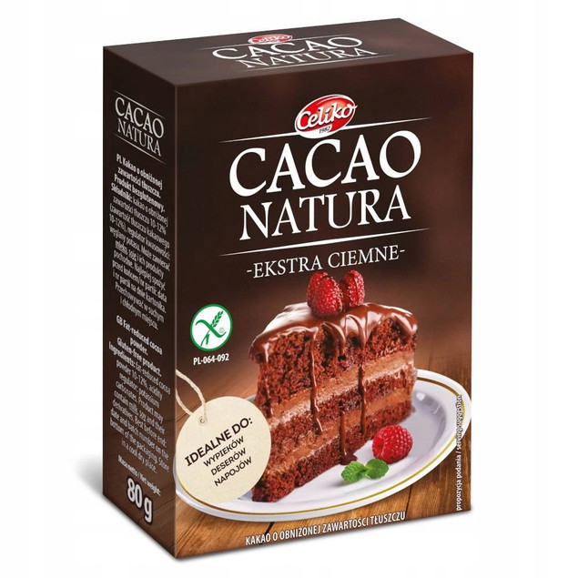 Kakao Celiko Cacao Natura ekstra ciemne 80 g
