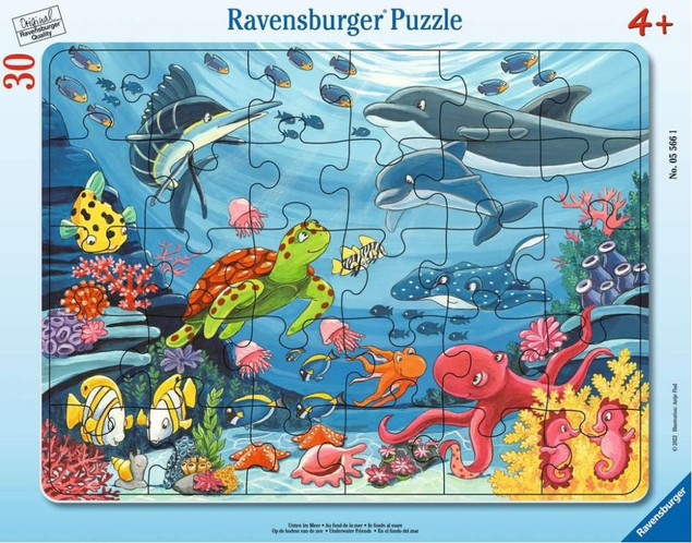 Puzzle 30 Underwater Friends Frame /Ravensburger