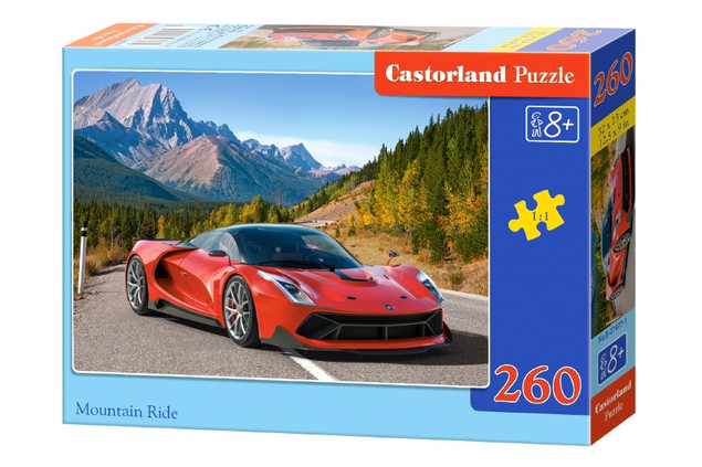 Puzzle 260 Układanka Samochód AUTO SPORTOWE Widok Góry 8+ Castorland