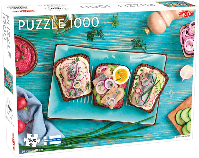 Puzzle Tactic Danish Sandwich 1000 el. Fińska Jakość