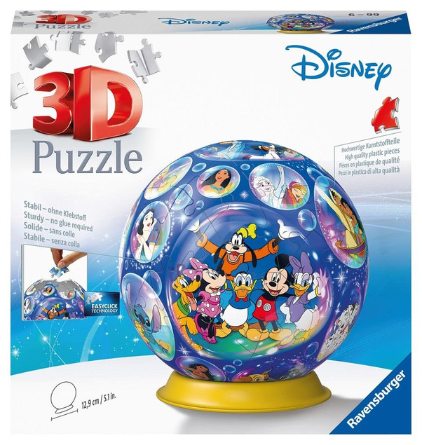 Ravensburger Puzzle 3D Kula Disney 73 elementy