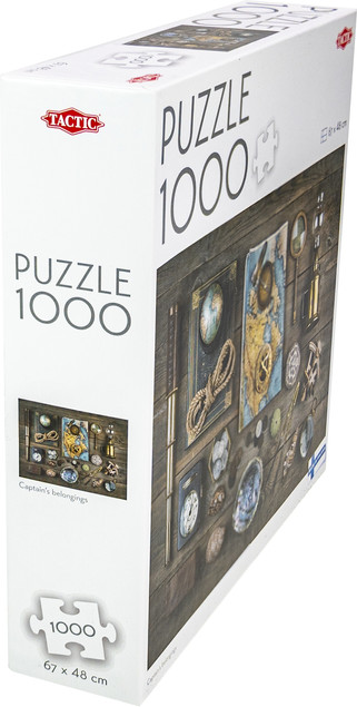 Tactic Puzzle 1000 "Captain's belongings" - Ekwipunek Kapitana