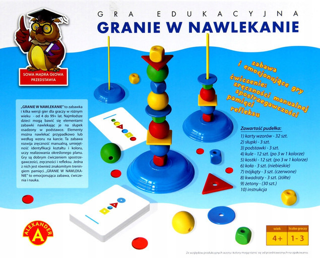 Gra nawlekanie dla dzieci 4+ Alexander