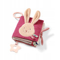 Babyono Książeczka Sensoryczna Miękka Rabbit Karo Gryzak Szeleści Niemowląt