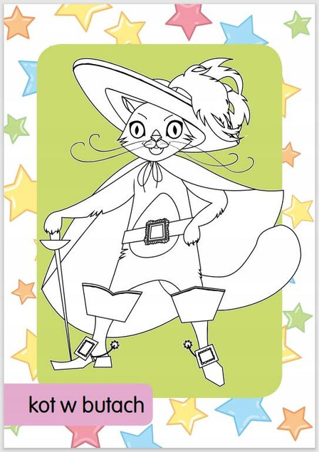 Kolorowanka z tatuażami. Bajki