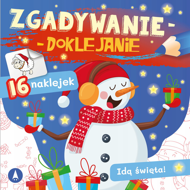 Zgadywanie Doklejanie ŚWIĘTA Świąteczne Magia Świąt 5+ Skrzat ZESTAW x3