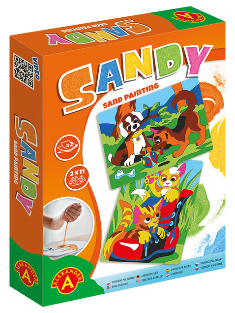 SANDY Piaskowe malowanki Alexander - kotki, pieski