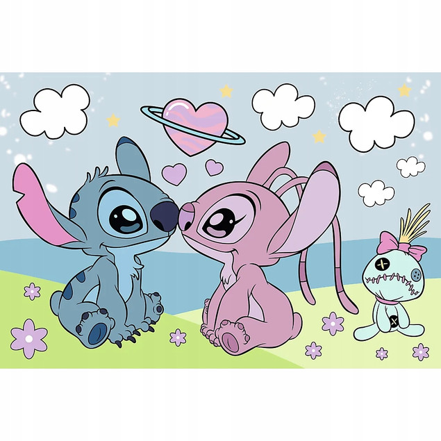 Trefl Puzzle PPK 24 Maxi, Lilo & Stitch - Marzenia Lilo i Stitcha + plakat