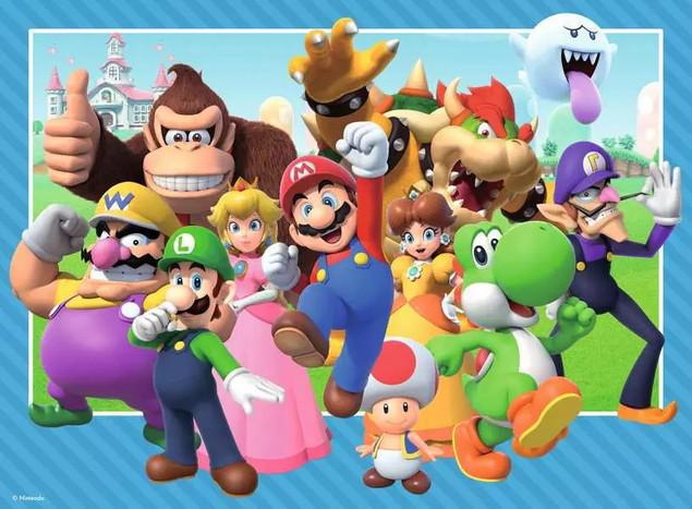 Puzzle Ravensburger XXL Super Mario Let's Go! 100 elementów