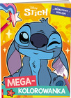 Disney Stich mega kolorowanka brokatowe naklejki KOLB-9101 praca zbiorowa