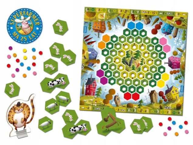 Super Farmer Rodzinna Gra Planszowa Dla Dzieci 6+ Granna 00175